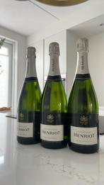 3x champagne Henriot Blanc de Blancs, Ophalen of Verzenden, Zo goed als nieuw