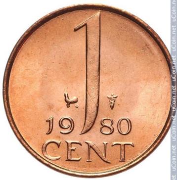 1 CENT VAN 1980, HEB ER DIVERSE VAN beschikbaar voor biedingen