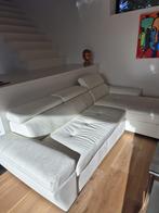 Leren hoekbank, Huis en Inrichting, Ophalen, Zo goed als nieuw