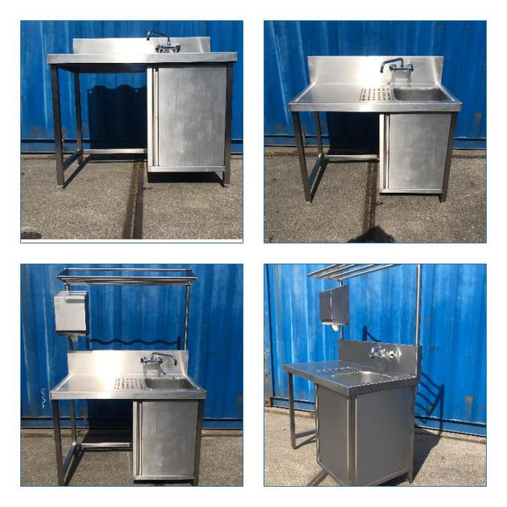 Complete Buitenkeuken spoel/werktafel unit ( 4 stuks ), Tuin en Terras, Buitenkeukens, Gebruikt, Gas, Ophalen