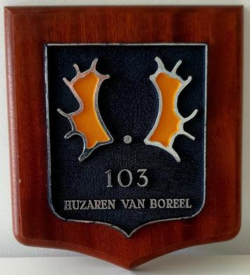 Zeldzaam Landmacht Wapenschild 103 Huzaren van Boreel beschikbaar voor biedingen