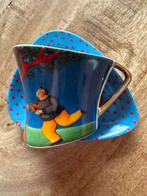 Ada Breedveld Design Schoteltje - Handbeschilderd Hartjesmot, Ophalen of Verzenden