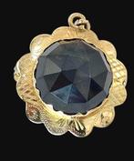 14 karaats goud & Granaat Broche & Hanger, Sieraden, Tassen en Uiterlijk, Antieke sieraden, Verzenden, Goud, Broche