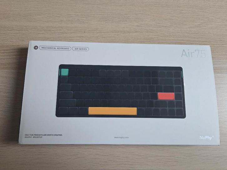 Nuphy Air75 v2, Computers en Software, Toetsenborden, Gebruikt, Qwerty, Draadloos, Ophalen of Verzenden
