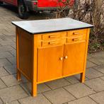 Kastje jaren 50 formica Piet Zwart ? Bruynzeel ? Top staat, Ophalen, Gebruikt, 50 tot 100 cm, 3 of 4 laden