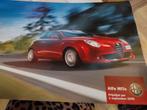 Alfa Romeo Mito folders, Ophalen, Zo goed als nieuw, Alfa Romeo