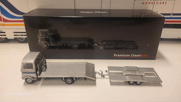 Premium Classixxs Mercedes-Benz LP 608 + Trailer Martini, Hobby en Vrije tijd, Modelauto's | 1:43, Zo goed als nieuw, Bus of Vrachtwagen