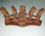 Mexicaans aardewerk beeld "ceremonie van vriendschap", Verzamelen, Beelden en Beeldjes, Overige typen, Ophalen of Verzenden, Zo goed als nieuw