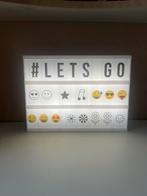 Grote lichtbox met letters, Huis en Inrichting, Woonaccessoires | Tekstborden en Spreuken, Ophalen of Verzenden, Zo goed als nieuw