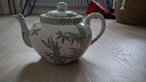 Theepot japanse stijl hand beschilderd, Huis en Inrichting, Keuken | Servies, Zo goed als nieuw, Overige typen, Overige stijlen