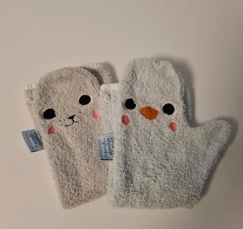 BabyGlove Douchehandschoenen 2x ZGAN, Kinderen en Baby's, Babymode-accessoires, Zo goed als nieuw, Ophalen of Verzenden