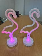 Neon Flamingo Decoratie - Set van 2, Ophalen of Verzenden, Versiering