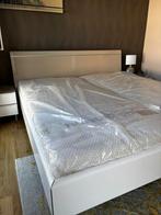 Slaapkamer   Bed  Hülsta   Nieuw  Kan gebracht worden, Huis en Inrichting, Ophalen, Wit, Tweepersoons, Zo goed als nieuw