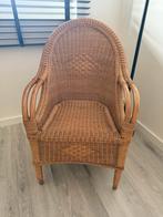 Rotan / Rieten stoel, Ophalen, Bruin, Riet of Rotan, Zo goed als nieuw