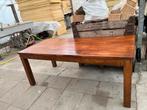 Te koop massiefe teakhout eettafel, Huis en Inrichting, Ophalen, Teakhout, 50 tot 100 cm, Zo goed als nieuw