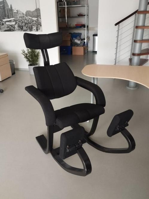Stokke Schommelstoel/Bureaustoel - Duo Balance, Huis en Inrichting, Bureaustoelen, Zo goed als nieuw, Bureaustoel, Zwart, Ergonomisch