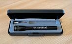 Mini Maglite (Randstad) met doos als nieuw!, Ophalen of Verzenden, Zo goed als nieuw, Batterij
