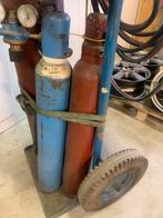 Gas en zuurstof flessen 10 liter, Ophalen, Zo goed als nieuw, Overige typen