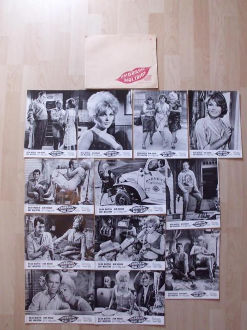 Lobby cards Kiss Me Stupid Dean Martin Kim Novak, Verzamelen, Film en Tv, Zo goed als nieuw, Film, Foto of Kaart, Ophalen of Verzenden