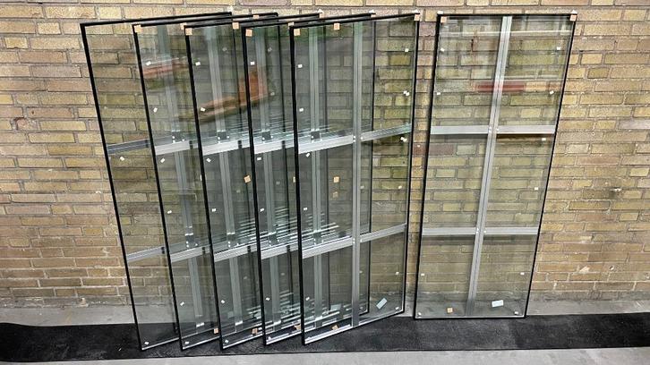 HR++ / Dubbel glas / 615 x 1613 / Gelaagd / Kruisroede / 6x, Doe-het-zelf en Verbouw, Overige Doe-het-zelf en Verbouw, Nieuw, Ophalen