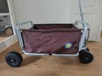 Beachtrekker bolderwagen - inklapbaar - bruin, Caravans en Kamperen, Bolderkarren, Ophalen, Zo goed als nieuw