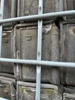 1500st. tuile du nord tdn grijs gesmoorde dakpannen 28x21cm., Overige materialen, Gebruikt, Overige typen, Info@walstra.nl