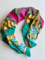 Prachtige zijden sjaal, vintage, Kleding | Dames, Ophalen of Verzenden, Zo goed als nieuw, Maat 46/48 (XL) of groter, Sjaal