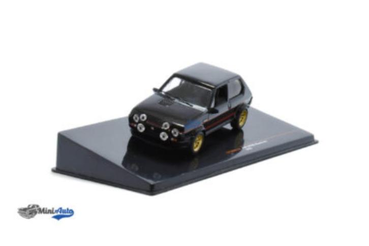 Fiat Ritmo 1979 Zwart Schaal 1:43 Ixo Models Ref. IXOCLC568N, Hobby en Vrije tijd, Modelauto's | 1:43, Nieuw, Auto, Overige merken