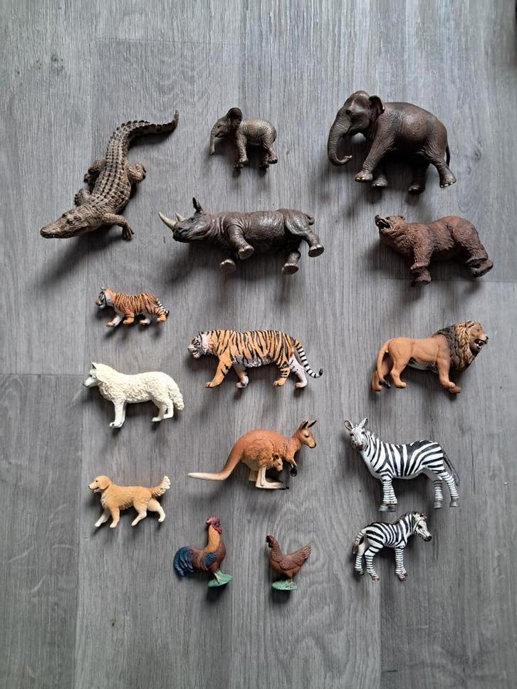 15 Schleich Dieren Collectie, Kinderen en Baby's, Speelgoed | Overig, Zo goed als nieuw, Ophalen of Verzenden