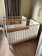 Tweeling Bopita Indy Babybed Wit / Naturel 60 x 120 cm, Ophalen, Zo goed als nieuw, Ledikant