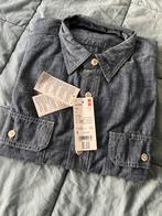Chambray shirt Uniqlo maat S (valt als M), Uniqlo, Blauw, Nieuw, Halswijdte 39/40 (M)