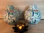 2 chinese gemberpotten, Antiek en Kunst, Antiek | Vazen, Ophalen of Verzenden