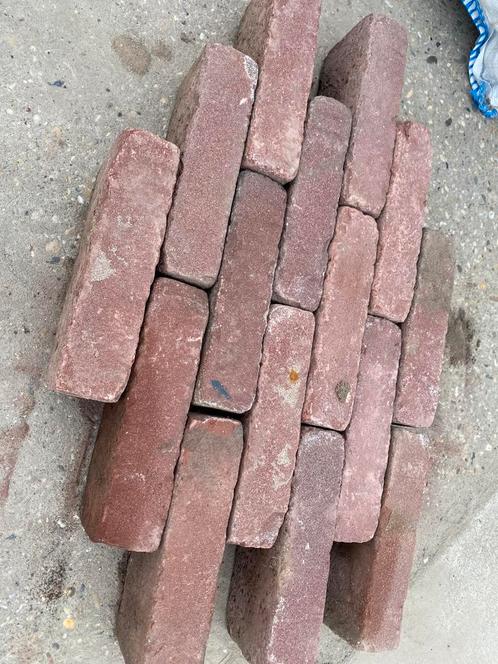 Gebakken waaltjes vijfduimers gebakken stenen 30m2, Tuin en Terras, Tegels en Klinkers, Gebruikt, Klinkers, Keramiek, 10 m² of meer