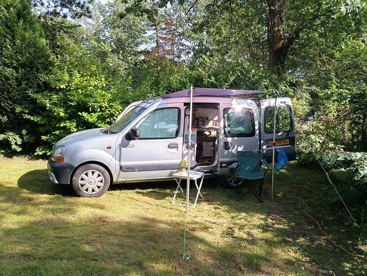 LEUKE MINI CAMPER (RENAULT KANGOO) MET VEEL OPTIES, Auto's, Renault, Particulier, Kangoo, ABS, Airbags, Boordcomputer, Centrale vergrendeling