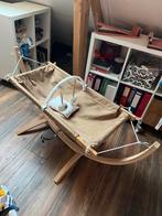 Babyhangmat bruin met hout, Ophalen, Nieuw