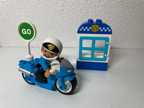 Duplo 10900 Politiemotor, Kinderen en Baby's, Speelgoed | Duplo en Lego, Zo goed als nieuw, Duplo, Complete set, Ophalen of Verzenden