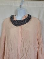 Leuk grijs-wit sjaaltje dubbel laags genaaid 1 meter lang., Kinderen en Baby's, Kinderkleding | Mutsen, Sjaals en Handschoenen