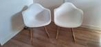 Schommelstoel wit 2 stuks, Huis en Inrichting, Stoelen, Ophalen, Zo goed als nieuw, Wit