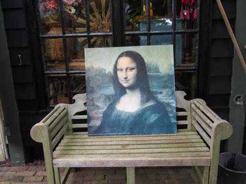 Grote Schilderij van de Mona Lisa, Huis en Inrichting, Woonaccessoires | Schilderijen, Tekeningen en Foto's, Gebruikt, Schilderij
