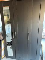 Zwart/bruine Brimnes kledingkast Ikea, Huis en Inrichting, Kasten | Kledingkasten, Ophalen, Gebruikt, 100 tot 150 cm, 200 cm of meer