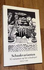 Adrey Caljé. Schaakvarianten. 50 varianten schaakspel. 2013, Ophalen of Verzenden, Zo goed als nieuw, Denksport, Adrey Caljé