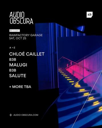 4x Audio Obscura ADE w/ Chloé Caillet b3b Malugi b3b Salute beschikbaar voor biedingen