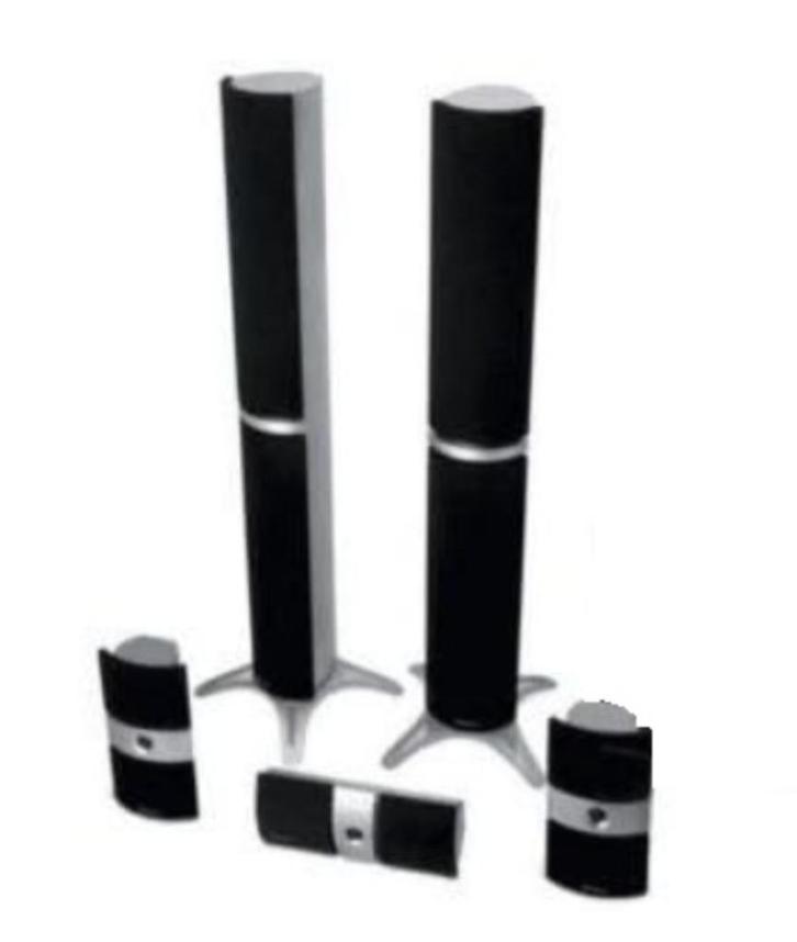 Pioneer aluminium luidsprekers, Audio, Tv en Foto, Luidsprekers, Zo goed als nieuw, Surroundset zonder subwoofer, 120 watt of meer