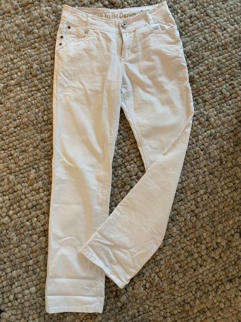 Ontspullen .... SAIL TWIST DENIM witte jeans maat 38, Kleding | Dames, Broeken en Pantalons, Gedragen, Maat 38/40 (M), Wit, Lang