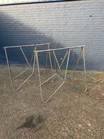 2 metalen schragen - 100x110cm, Tafelpoot, Gebruikt, 100 tot 150 cm, Ophalen of Verzenden