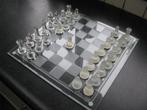 Glazen Schaakbord ( en Glazen Backgommen bord ), Hobby en Vrije tijd, Gezelschapsspellen | Bordspellen, Ophalen of Verzenden