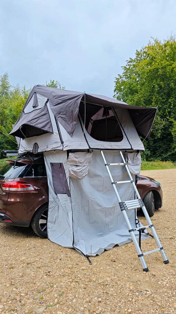 Daktent 160x220 cm met Luifel en ondertent, Caravans en Kamperen, Tenten, tot en met 4, Zo goed als nieuw, Ophalen