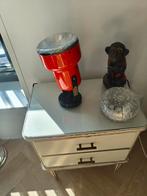 Vintage oranje lamp, Huis en Inrichting, Gebruikt, Vintage, Ophalen of Verzenden, Minder dan 100 cm