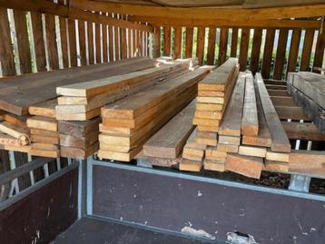 Planken voor hergebruik/spijkervrij/hout/2de leven beschikbaar voor biedingen