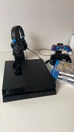Playstation 4 (met controllers headset en OG fortnite acc), Met 2 controllers, Ophalen of Verzenden, Zo goed als nieuw, Slim